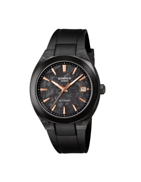 Casio Edifice Men's Automatic Wristwatch Black Carbon Fiber Strap EFK-200XPB-1AER