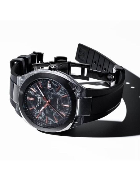 Casio Edifice Orologio da Polso Automatico da Uomo Cinturino Nero in Carbonio EFK-200XPB-1AER 