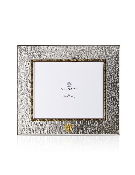 Versace Cornice Portafoto Crocodile con Medusa Oro 25x20 cm VHF3