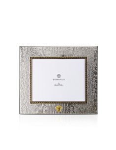 Versace Crocodile Picture Frame with Gold Medusa 20x15 cm...