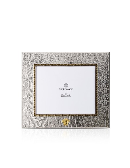 Versace Crocodile Picture Frame with Gold Medusa 20x15 cm VHF3