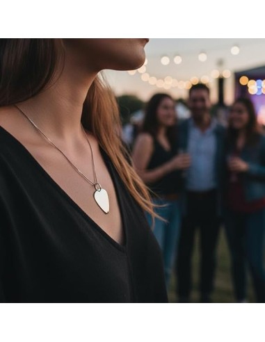 Customizable Guitar Pick Pendant Necklace 