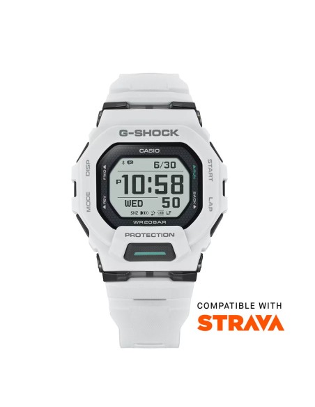 Casio G-Shock Herren-Digitalarmbanduhr Weiß GBD-200-7ER