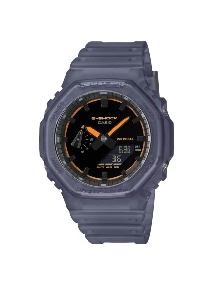 Casio G-Shock Men's Analog-Digital Wristwatch Glossy Black with Gold Dial GA-2100GB-1AER