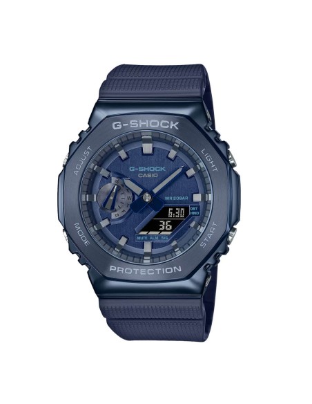 Casio G-Shock Orologio da Polso Analogico Digitale Cassa Ottagonale in Acciaio GM-2100N-2AER