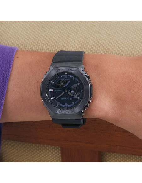 Casio G-Shock Analog Digital Wristwatch Octagonal Steel Case GM-2100N-2AER