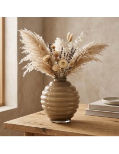 ONLYLUX White Tobacco Ring Vase OL02995 2