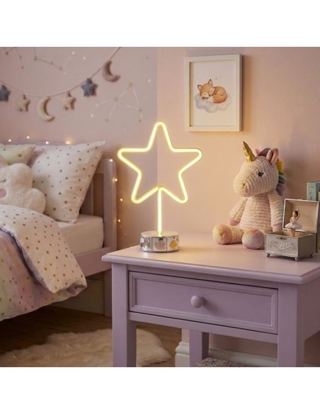 Star LED Table Lamp Night Light for Children