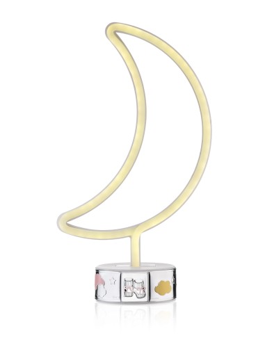 Mondförmige LED-Tischlampe Nachtlicht für Kinder