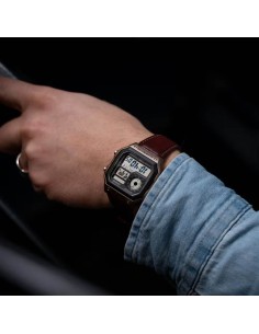 Casio Herren Digitaluhr Timeless Collection mit braunem... 2