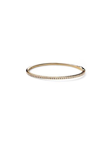 Gold-Plated 925 Sterling Silver Bangle Tennis...