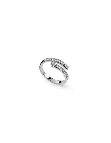 Anello Luxury Contrarié in Argento 925 Rodiato...