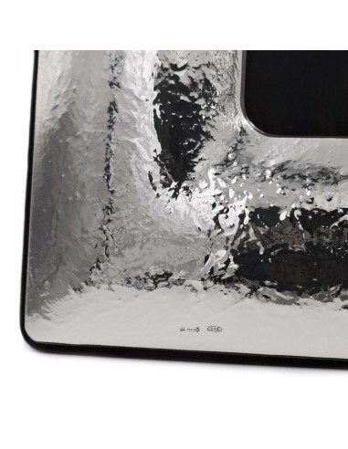 Cornice Portafoto in Argento Massiccio 925 Lame...