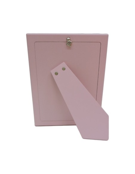 Cornice Portafoto Bambino Rosa Bimbi che Giocano cm 13x18 in Argento 