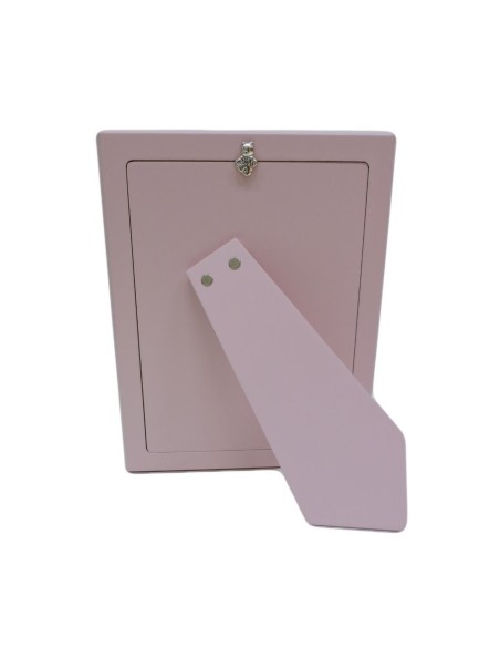Cornice Portafoto Bimbi Rosa Trenino cm 13x18 in Argento 