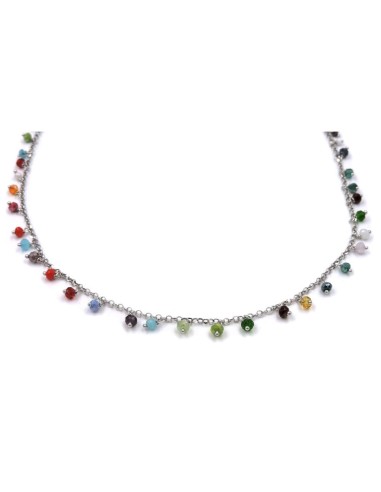 Bracciale Catena Donna in Argento 925 Rodiato...