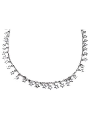 Bracciale Catena Donna in Argento 925 Rodiato...