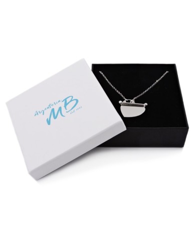 Heart Medal 925 Sterling Silver Necklace 
