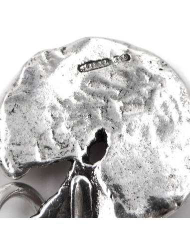 SolidSilver Pizza Pendant 