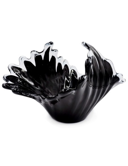 Incontro Black Murano Glass Centerpiece 