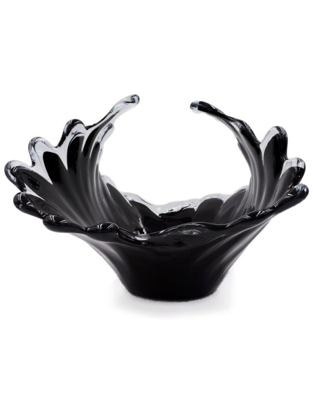 Incontro Black Murano Glass Centerpiece 