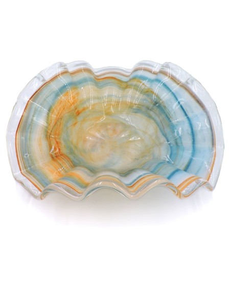 Centrotavola in Vetro di Murano Orange Cromo
