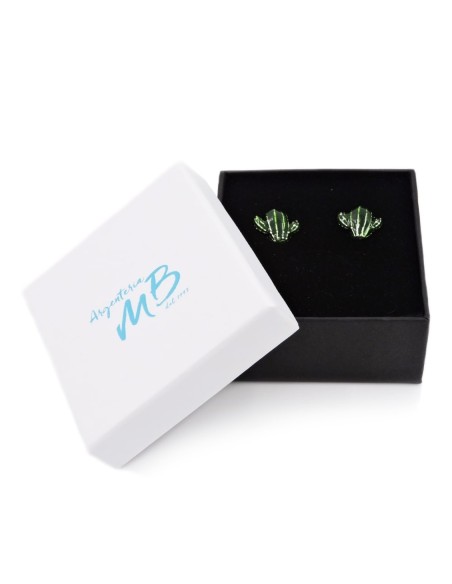 Cactus Earrings 925 Sterling Silver