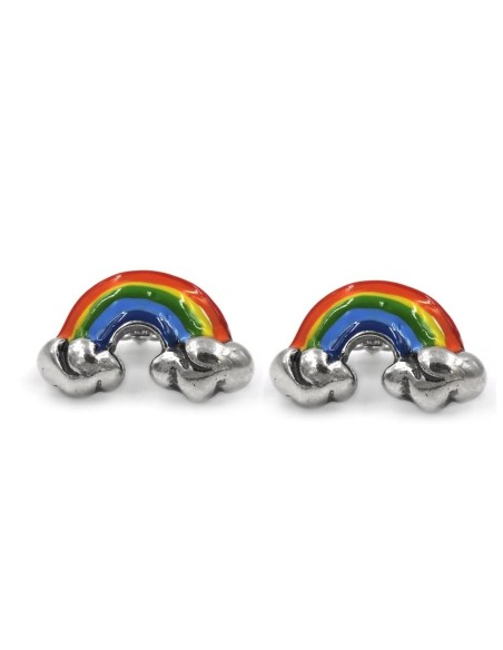 Orecchini Arcobaleno in Argento 925 Smaltato 