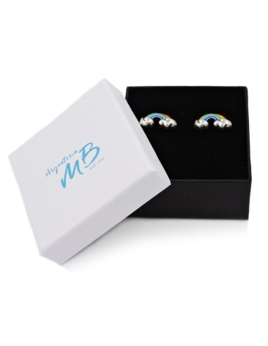 Orecchini Arcobaleno in Argento 925 Smaltato 