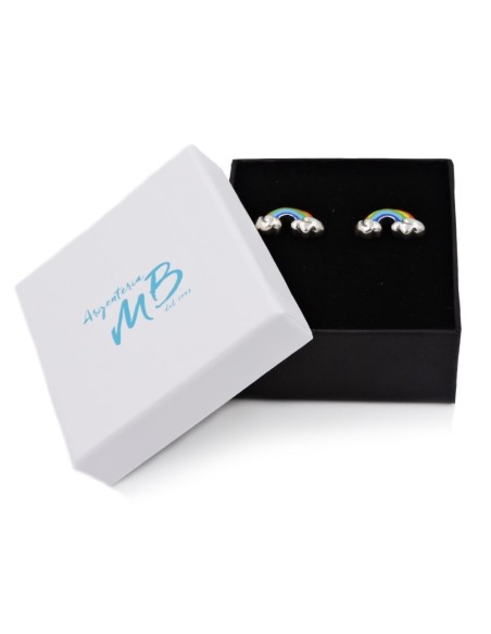 Orecchini Arcobaleno in Argento 925 Smaltato 