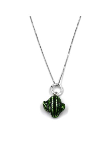 925 Sterling Silver Cactus Necklace