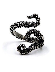 Anello Tentacoli in Argento 925 2