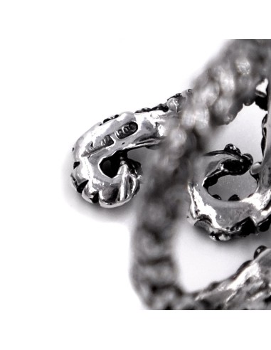 Sterling Silver Tentacles Ring 