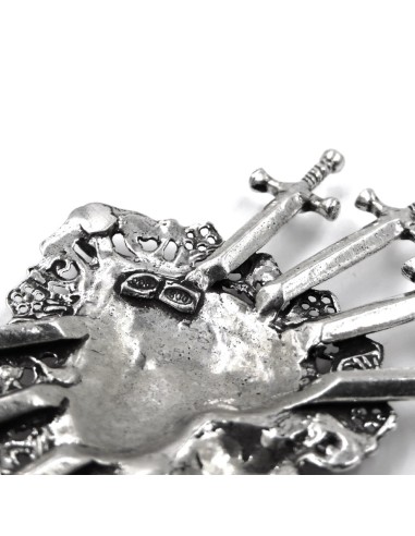 Seven Sword Heart Pendant 