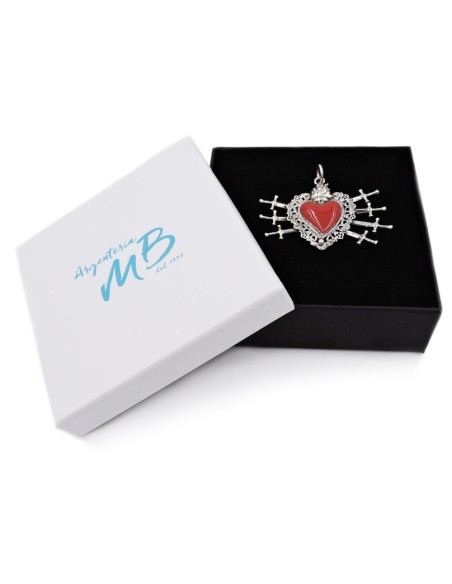 Seven Sword Heart Pendant 