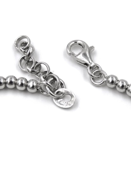 925 Sterling Silver Mini Balls Bracelet 