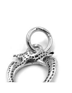 Ace of Gold Solid Silver Pendant  2