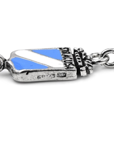 Bracciale Regione Sicilia in Argento Smaltato