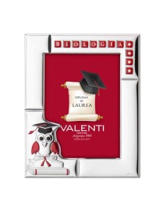 Personalisierbarer Abschlussrahmen mit Glückseule 13x18 
