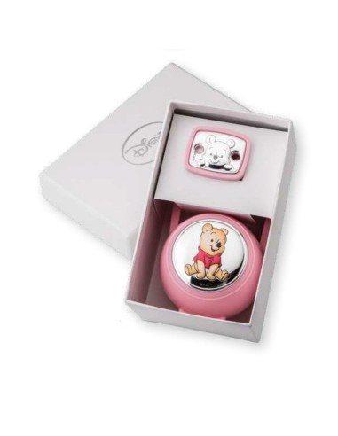 Disney Winnie The Pooh Pink Pacifier Clip with Case 