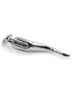 Sterling Silver Lucky Horn Pendant  2