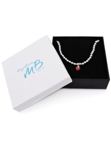 Bracciale Catena Donna in Argento 925 Rodiato...
