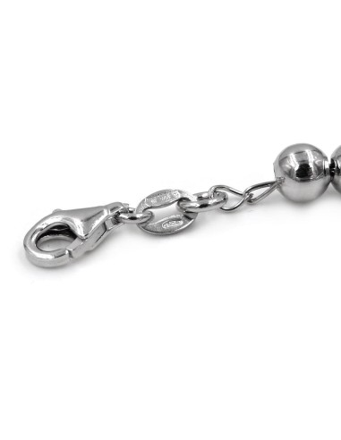 Bracciale Catena Donna in Argento 925 Rodiato...