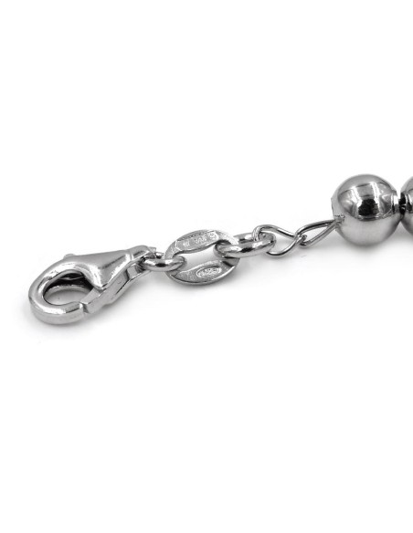 Bracciale Palline in Argento con Ciondolo Stella Smaltato