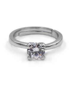 925 Sterling Silver Solitaire Ring  2