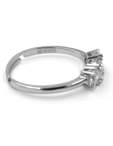 925 Sterling Silver Trilogy Ring 