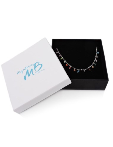 Bracciale Quadrifogli in Argento Massiccio 925...