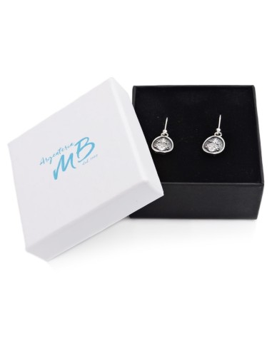 Orecchini Fiore in Argento 925 Con Zirconi...