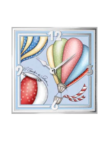 Heißluftballon-Uhr
