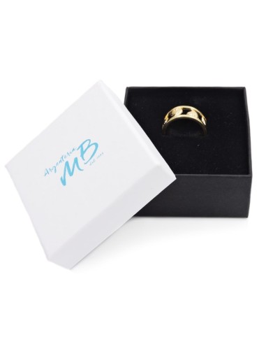Anello Fascetta Traforata con Cuori in Argento...